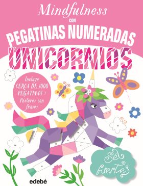 MINDFULNESS con pegatinas numeradas: UNICORNIOS