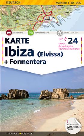 Ibiza + Formentera, karte