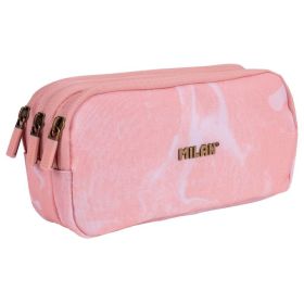 PORTATODO 3 CREMALLERAS LAVA ROSA
