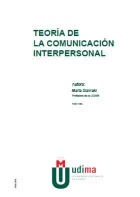 TEORÍA DE LA COMUNICACIÓN INTERPERSONAL