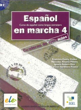 ESPAÑOL  EN MARCHA 4 EJER+CD-1