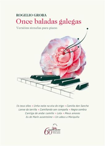 Once baladas galegas. Version sinxela para piano (partituras