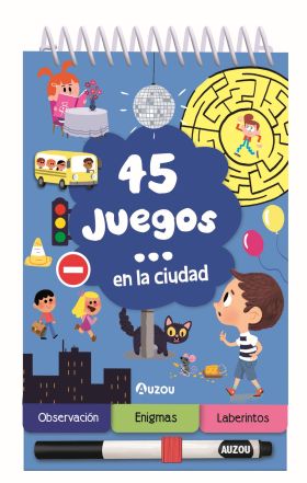 45 JUEGOS EN LA CIUDAD. AUZOU.