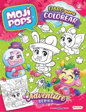 Libro para colorear Moji Pops Series 1 - España