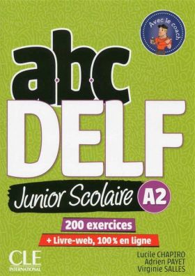 ABC DELF JUNIOR SCOLAIRE NIVEAU A2 + DVD + LIVRE-W