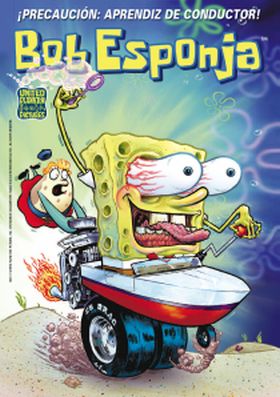¡Precaución: Aprendiz de conductor! (Bob Esponja. Cómics 2)