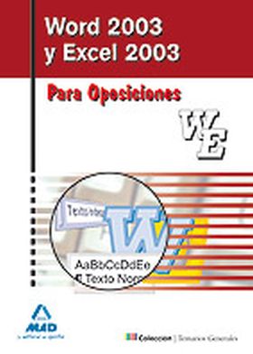 WORD 2003 Y EXCEL 2003 OPOSICIONES