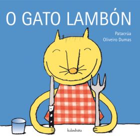 O gato lambón