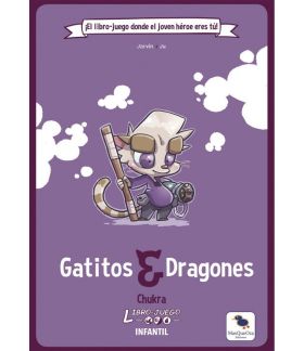 LIBRO-JUEGO INFANTIL GATITOS Y DRAGONES