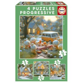 PUZZLE PROGRESSIVE BUNNY CITY FSC EDUCA