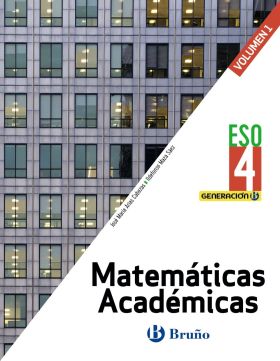 GENERACIÓN B MATEMÁTICAS ACADÉMICAS 4 ESO DIGITAL ALUMNO