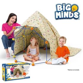 BIG MINDS CONSTRUYE TU CABAÑA 70 PIEZAS