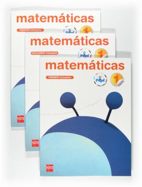Tablet: Matemáticas. 1 Primaria. ConECE100ta con Pupi. Trimestres