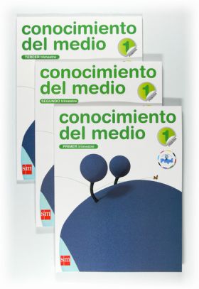 Tablet: Conocimiento del medio. 1 Primaria. ConECE100ta con Pupi. Trimestres