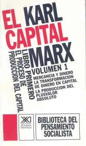 El Capital. Libro primero, vol. 1.