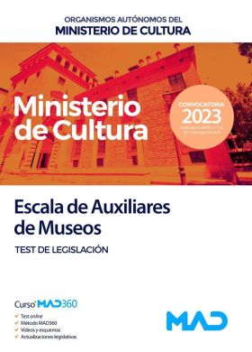 ESCALA DE AUXILIARES DE MUSEOS DE ORGANISMOS AUTÓNOMOS DEL MINISTERIO DE CULTURA