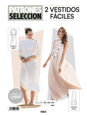 PATRONES SELECCION 3. PATRON DE COSTURA 2 VESTIDOS FACILES