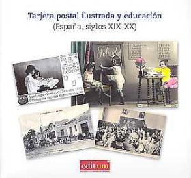 TARJETA POSTAL ILUSTRADA Y EDUCACION.