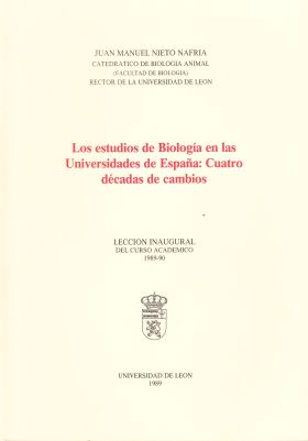 Estudios de Biología en las Universidades de España: Cuatro décadas de cambios.