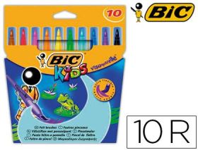 10 ROTULADORES ACUARELA PINCEL BIC KIDS