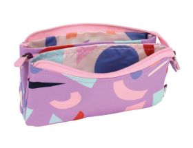 PORTATODO 5 COMPART.FUN ANIMALS VIOLETA