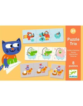 EDUCATIVOS PUZZLE TRÍO HISTORIAS FSC DJECO