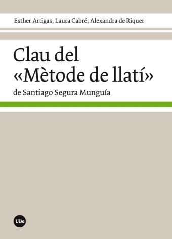 Clau del ""Mètode de llatí"" de Santiago Segura Munguía