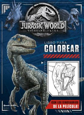 Jurassic World. El reino caído. Libro para colorear