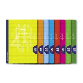 CUADERNO GRAPADO A4 3MM LAMELA - 90 GRS. 50 HOJAS