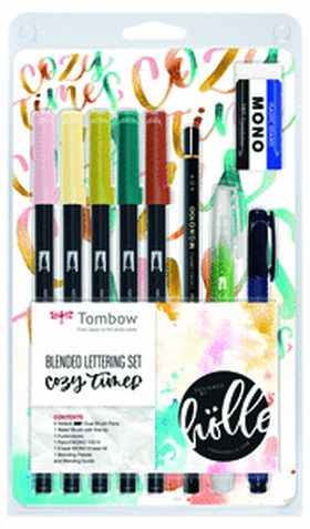 BLENDED LETTERING SET COZY TIMES
