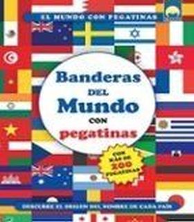 BANDERAS DEL MUNDO CON PEGATINAS