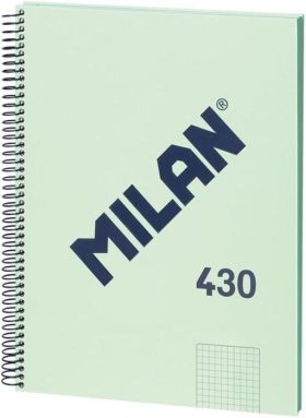 CUADERNO A4 VERDE 80H. ESPIRAL LISO 430