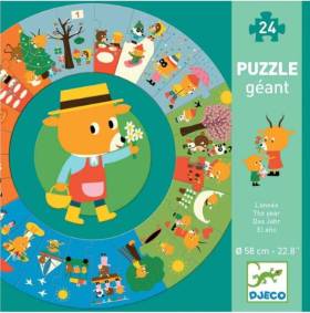 PUZZLE GIGANTE EL AÑO DJECO PUZZLES PIEZAS