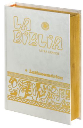 La Biblia Latinoamérica [letra grande] nacarina, canto dorado